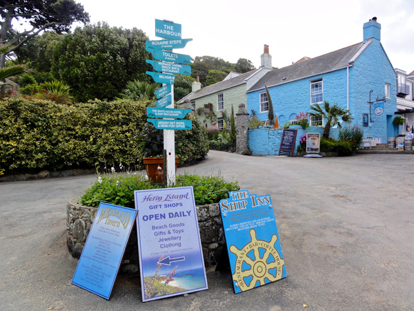 The scene that greets you as you leave the harbour.