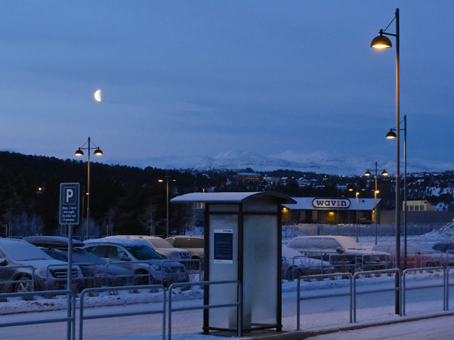 A view from the entrance to Alta airport.